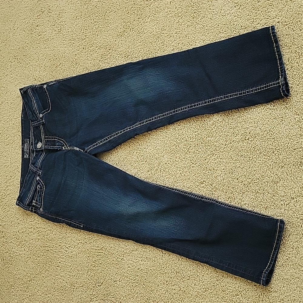 Silver Suki Capri